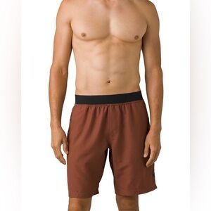 Prana Mojo Shorts Manzanita Brown Men’s Size XXL